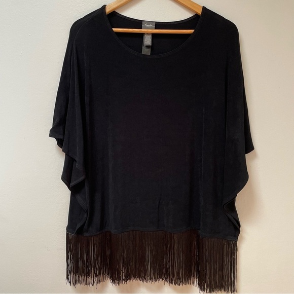 Travelers by Chicos fringe bottom top size L/XL - Picture 1 of 6